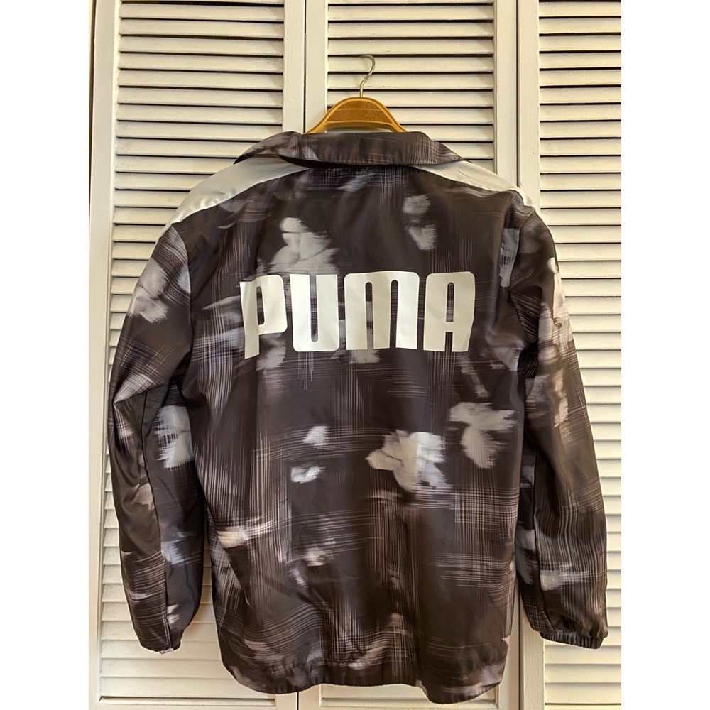 PUMA Black & White Windbreaker